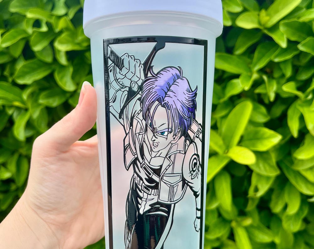 Holographic Blender Bottle Anime Blender Bottle