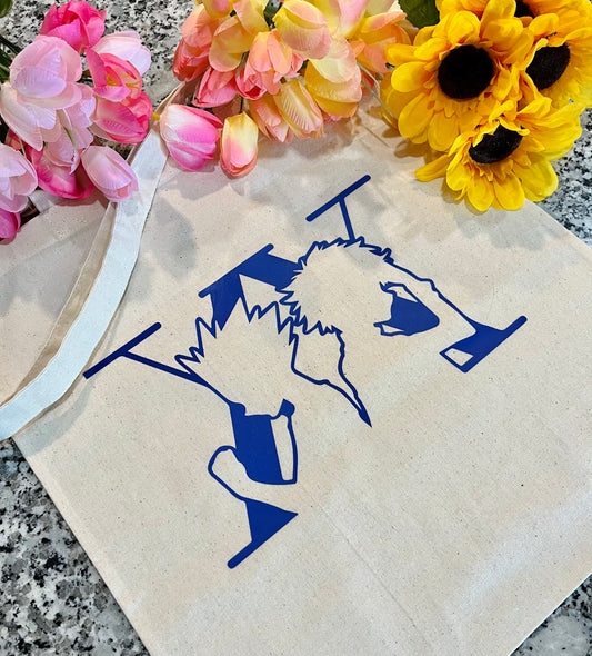 Back to Back Tote Anime Fan Art Tote Beige Tote Anime Fan Tote Laptop Bag Gym Bag Grocery Bag Bag Lover Gifts for Bag Lovers