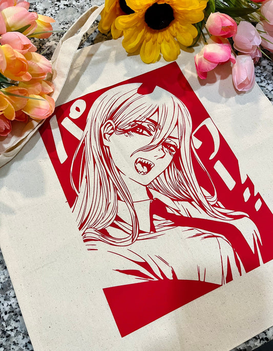 Anime Girl Tote Bag Laptop Bag Computer Bag School bag book bag for anime lover gift idea Anime Girl Lover