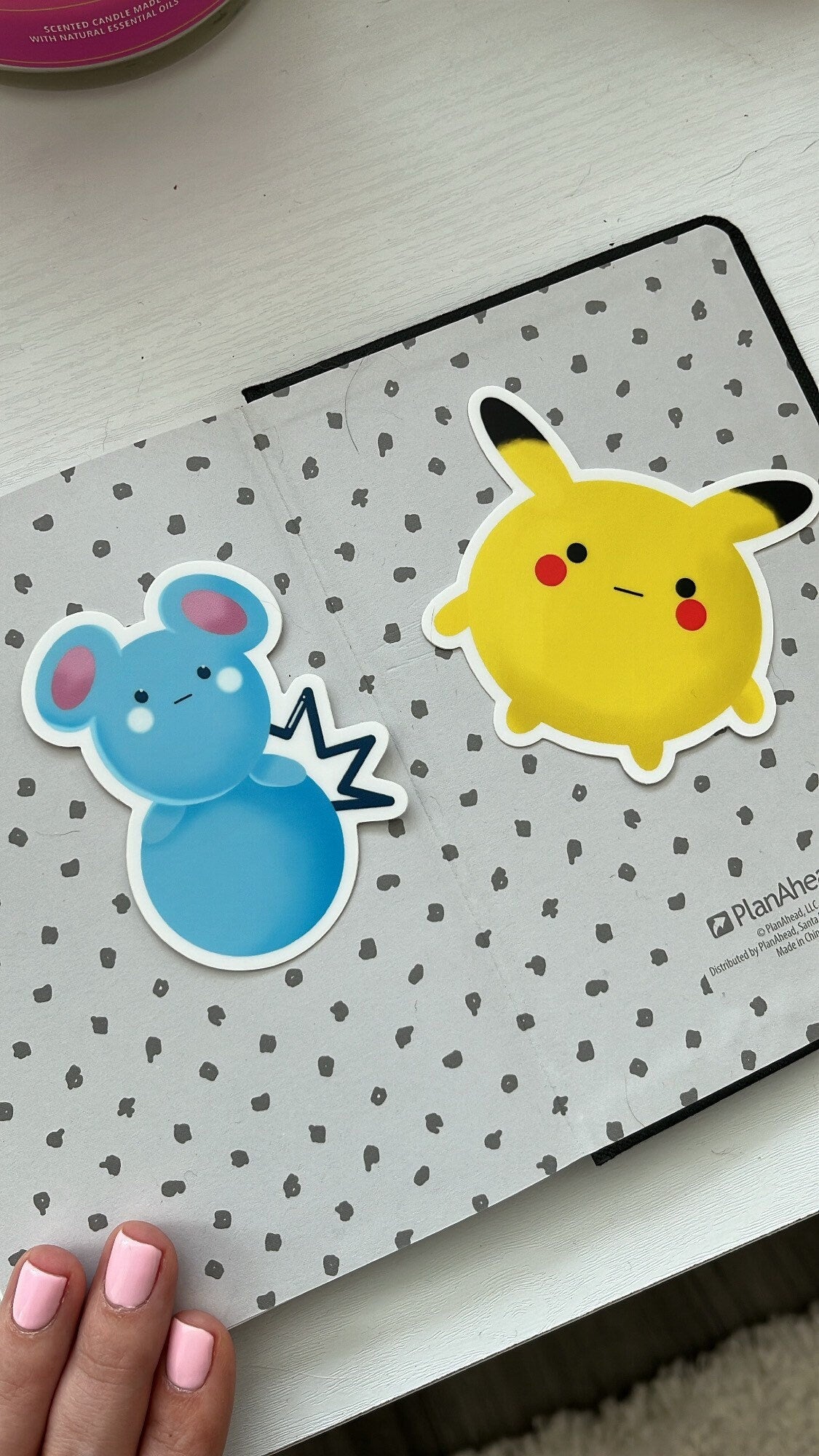 Blue Mouse Sticker Vinyl Sticker Notebook Sticker Waterproof Sticker Laptop Sticker Car Decal Sticker Water Bottle Sticker Gift Idea