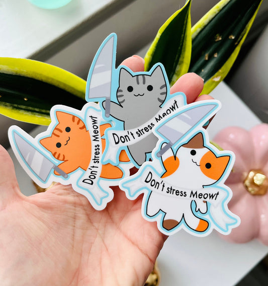 Cat Meme Sticker Collection Sticker Cat Sticker Cat Lover Sticker Cat Notebook Sticker Gift for Cat Lover Water Bottle Sticker Cat Gift Idea