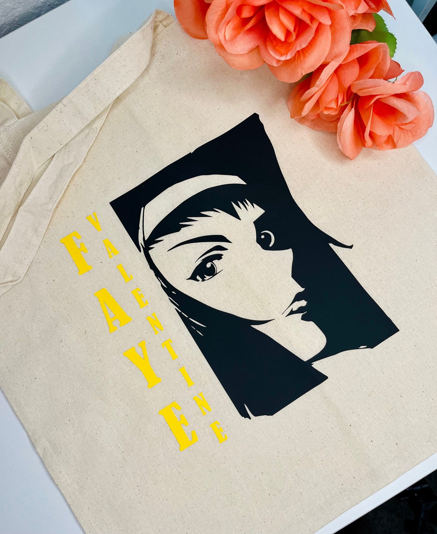 Anime Woman Tote Bag Laptop Bag Computer Bag Grocery Bag Gift for Bag Lover Anime Gift Anime Lover Anime Bag Lover Gift