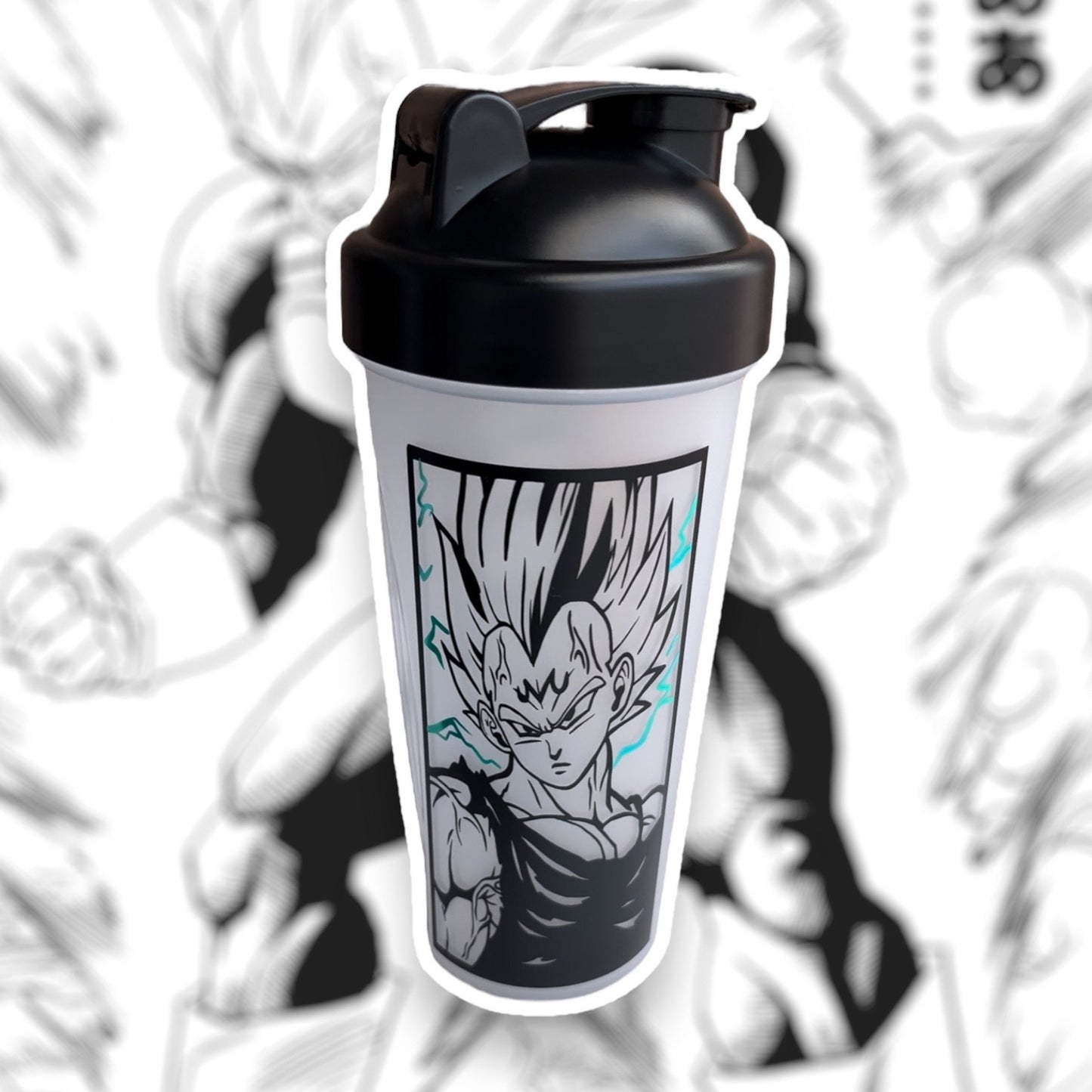 Personalized Blender Bottle Anime Bottle Gift Idea for Gym Lover Custom Workout Anime Shaker Protein Shaker Gym Protein Bottle Holgraphic