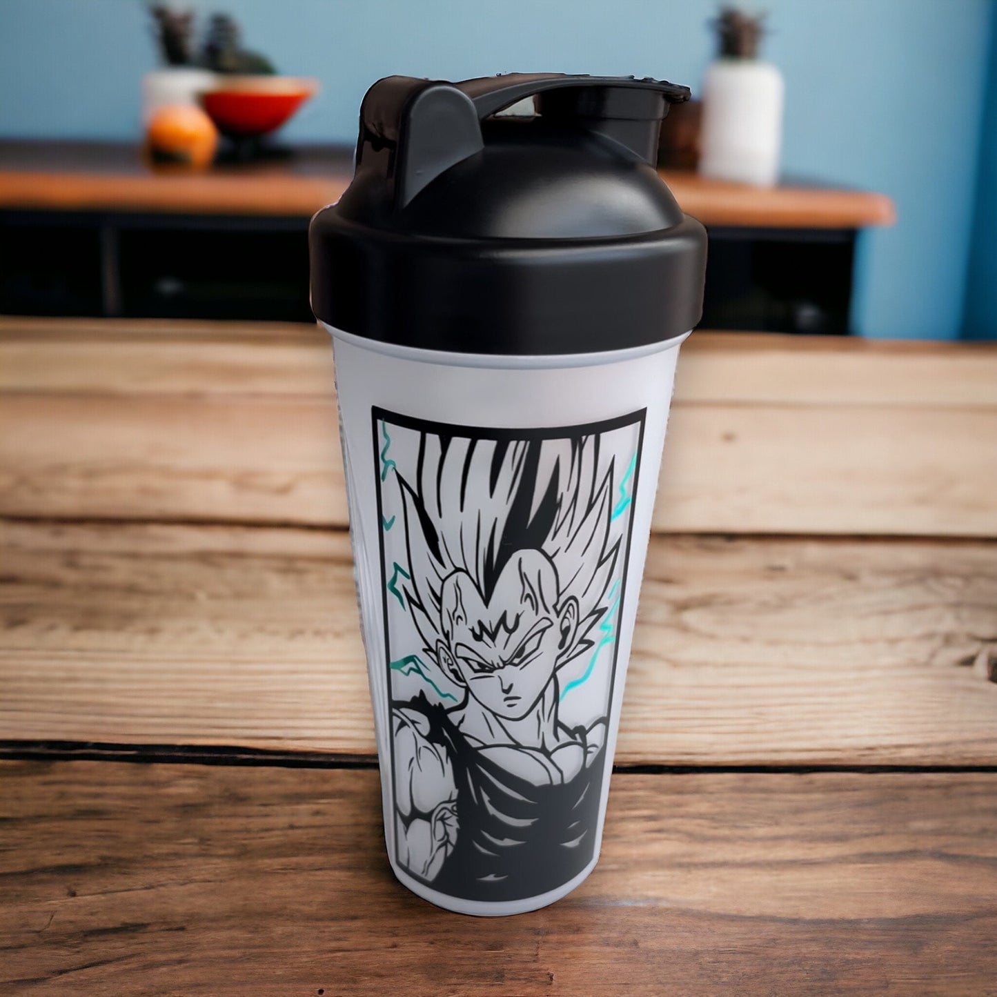 Personalized Blender Bottle Anime Bottle Gift Idea for Gym Lover Custom Workout Anime Shaker Protein Shaker Gym Protein Bottle Holgraphic